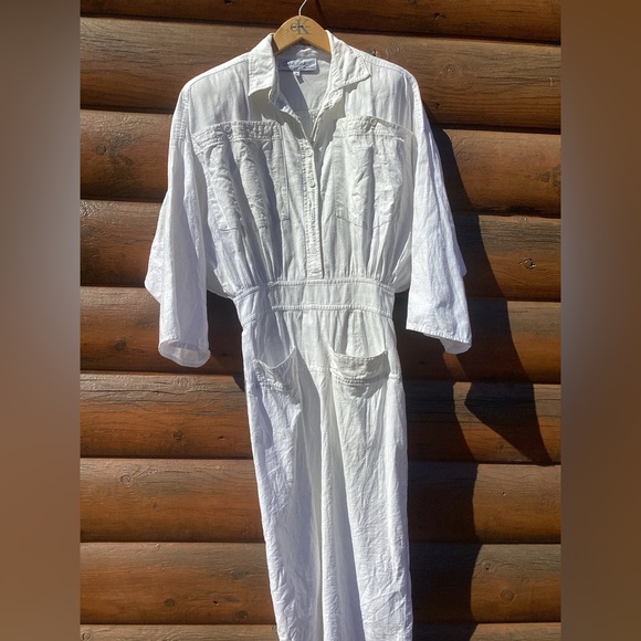 Vintage Dresses & Skirts - Miss Ashlee DRESS Legendary 80’s Button Back COTTON SLIM MIDI Sz 8